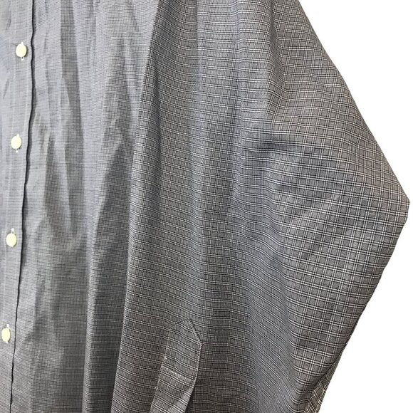 Hawes & Curtis Warwick Tailored Fit Checkered Shirt 15.5" 33" French Cuff Luxury - Picture 5 of 6